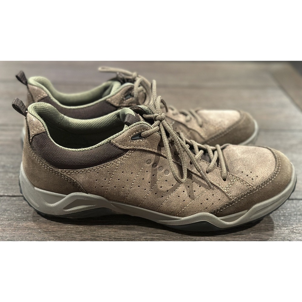 ECCO SIERRA II VALENCIA LOW CUT LACE MEN'S leather shoes receptor tech sz 8 GUC